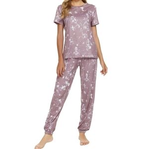 Soft Cozy Tye Dye Womens Lounge Jogger Set Size Medium